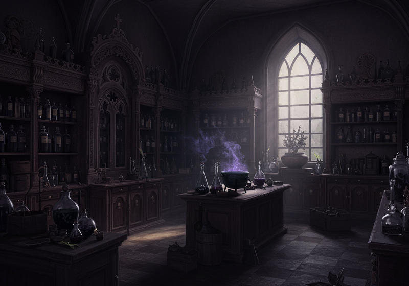 Gothic Apothecary: Mysterious Potions & Dark Elegance Gothic Apothecary: Mysterious Potions & Dark Elegance