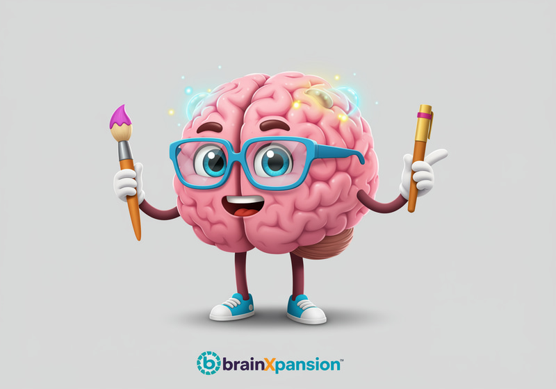BrainXpansion Mascot: Discover Creative Learning BrainXpansion Mascot: Discover Creative Learning