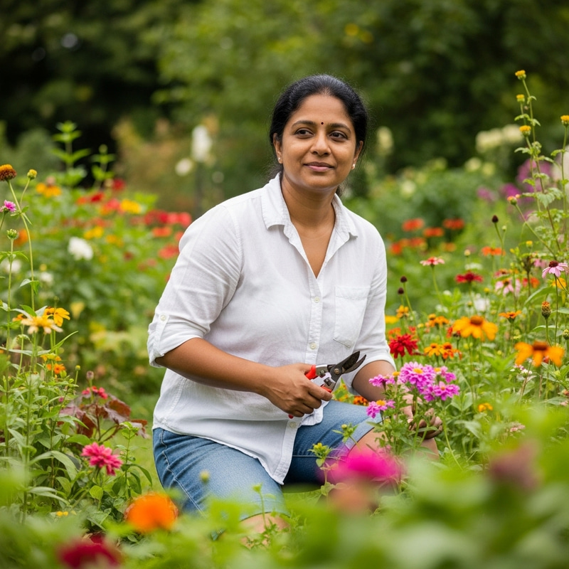 Skilled Indian Female Gardener Services Skilled Indian Female Gardener Services