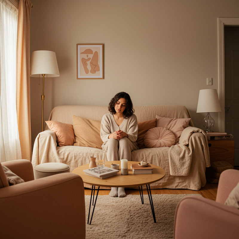 Cozy Interior: Serenity and Comfort in Lifestyle Photography Cozy Interior: Serenity and Comfort in Lifestyle Photography