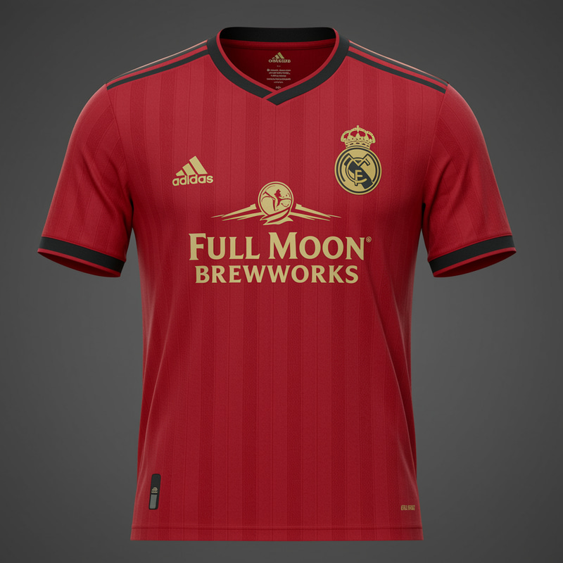 Custom Red and Black Football Jersey Design