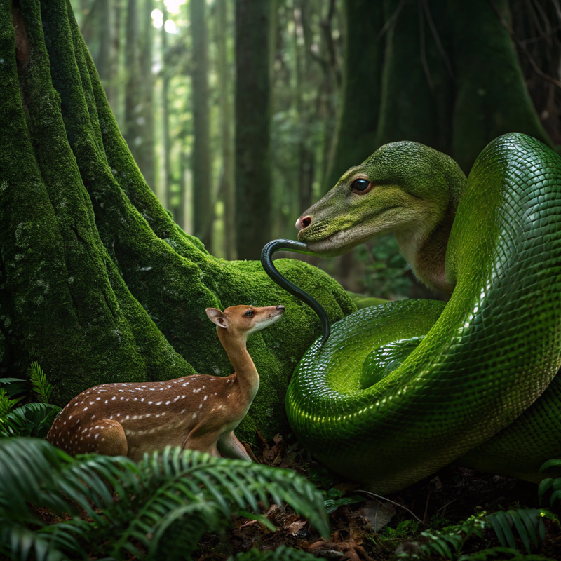 Green Anaconda Attacks Deer | Nature's Fierce Predators Green Anaconda Attacks Deer | Nature's Fierce Predators