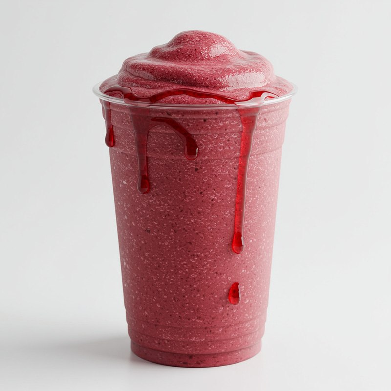 Refreshing Iced Red Berry Frappe - Photo Showcase Refreshing Iced Red Berry Frappe - Photo Showcase
