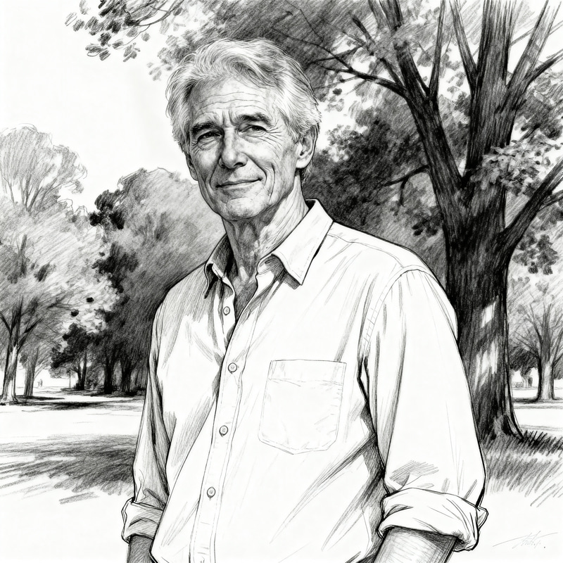 Transform Man's Image Into Artistic Sketch Transform Man's Image Into Artistic Sketch