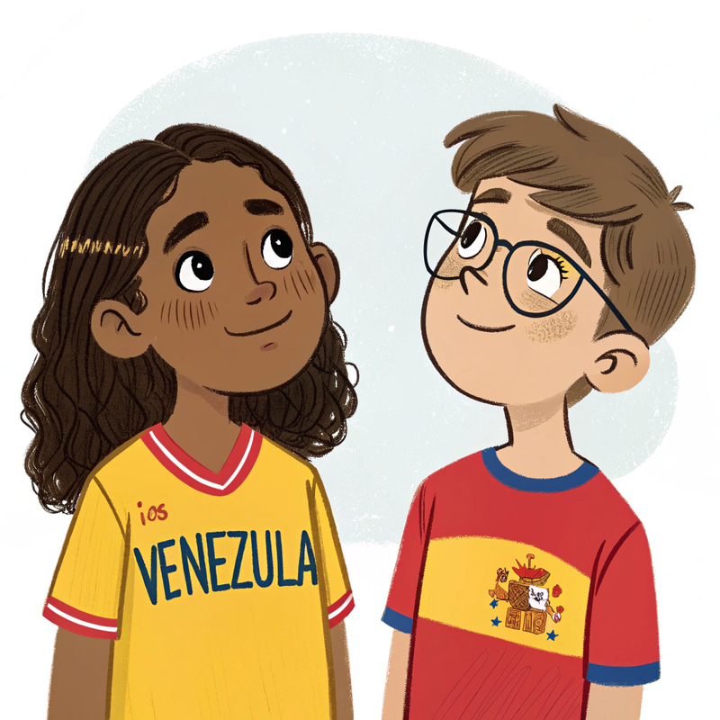 Venezuelan and Spanish Pride: A Unique Duo Venezuelan and Spanish Pride: A Unique Duo