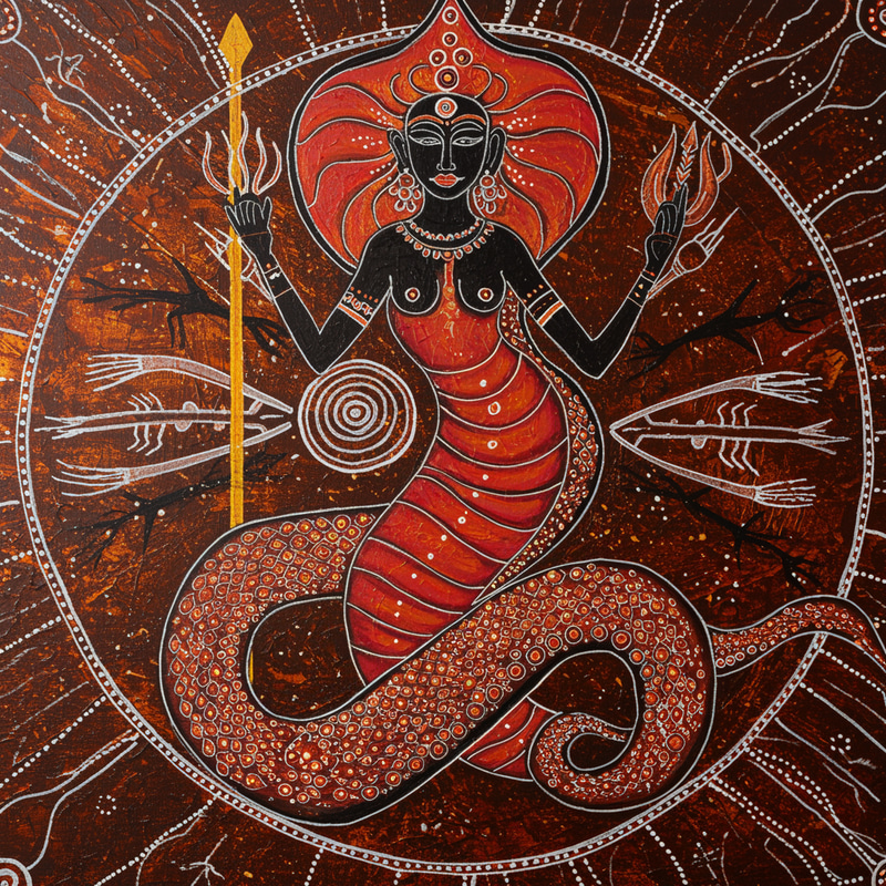 Kundalini Goddess: Serpent of Spiritual Awakening