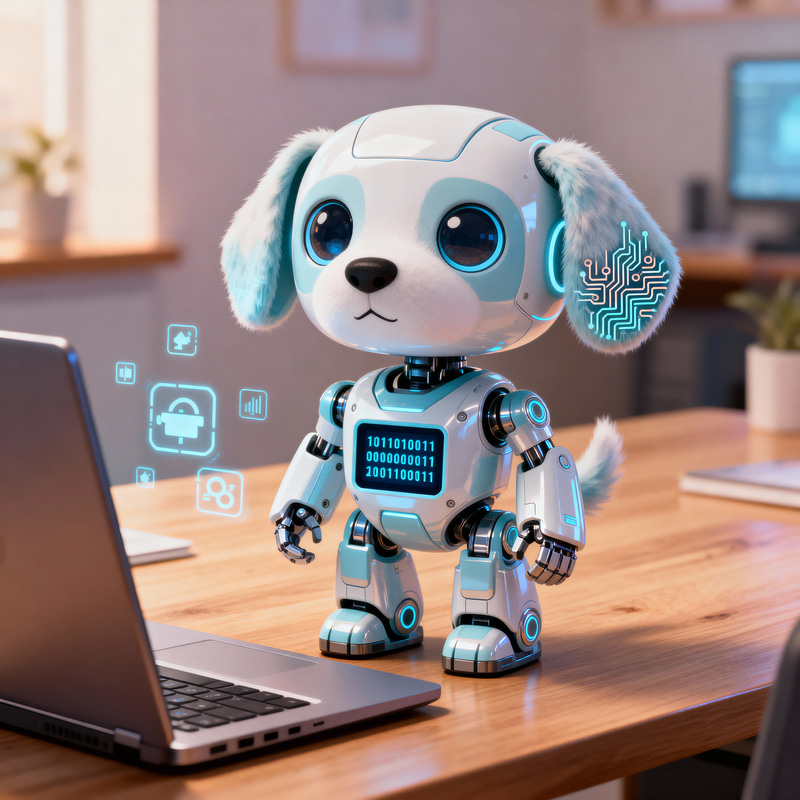 Cute Robotic Puppy: A Tech Marvel