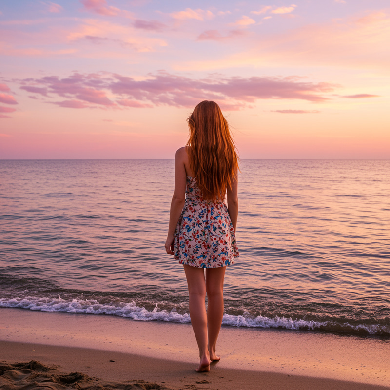 Aesthetic Summer Sunset Scene | Relax and Reflect Aesthetic Summer Sunset Scene | Relax and Reflect