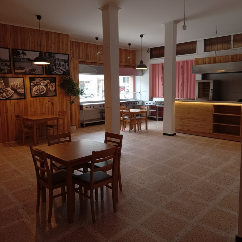 Mini Restaurant Design with Open Kitchen Concept Mini Restaurant Design with Open Kitchen Concept