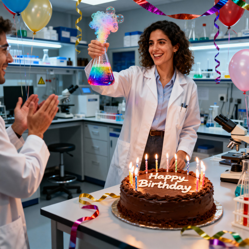 Birthday Celebration for a Female Scientist Birthday Celebration for a Female Scientist