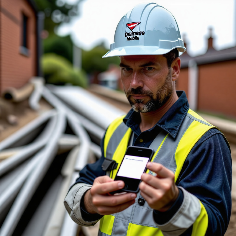 Expert Drainage Engineer Using Mobile App | Drainage Services Expert Drainage Engineer Using Mobile App | Drainage Services