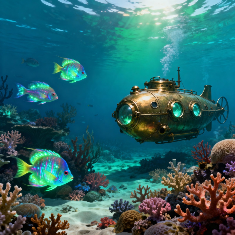 Jules Verne Inspired Ocean Depths Jules Verne Inspired Ocean Depths