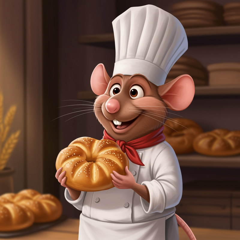 Emile the Baker: Charming Ratatouille Character Emile the Baker: Charming Ratatouille Character