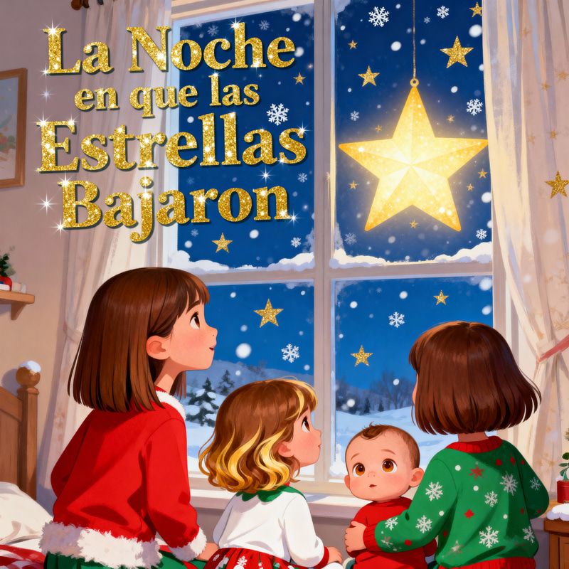 Four Siblings Celebrate Christmas Magic