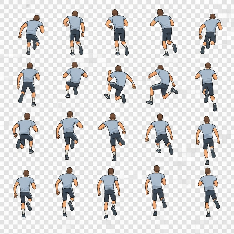 Stylized 2D Male Jumping Sprite Sheet for Unity Stylized 2D Male Jumping Sprite Sheet for Unity