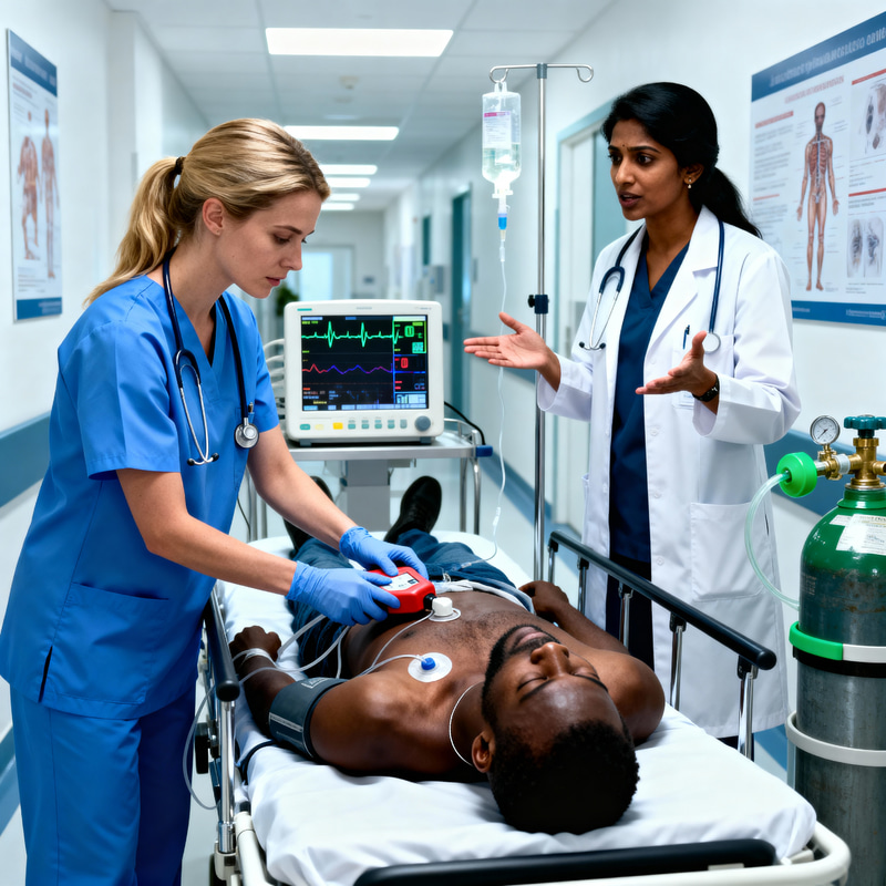 Urgent Medical Emergency Response Scene Urgent Medical Emergency Response Scene