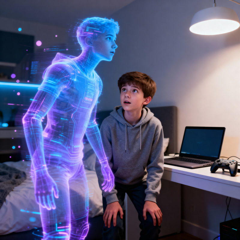 Interactive Hologram Chat for Teen Boys Interactive Hologram Chat for Teen Boys
