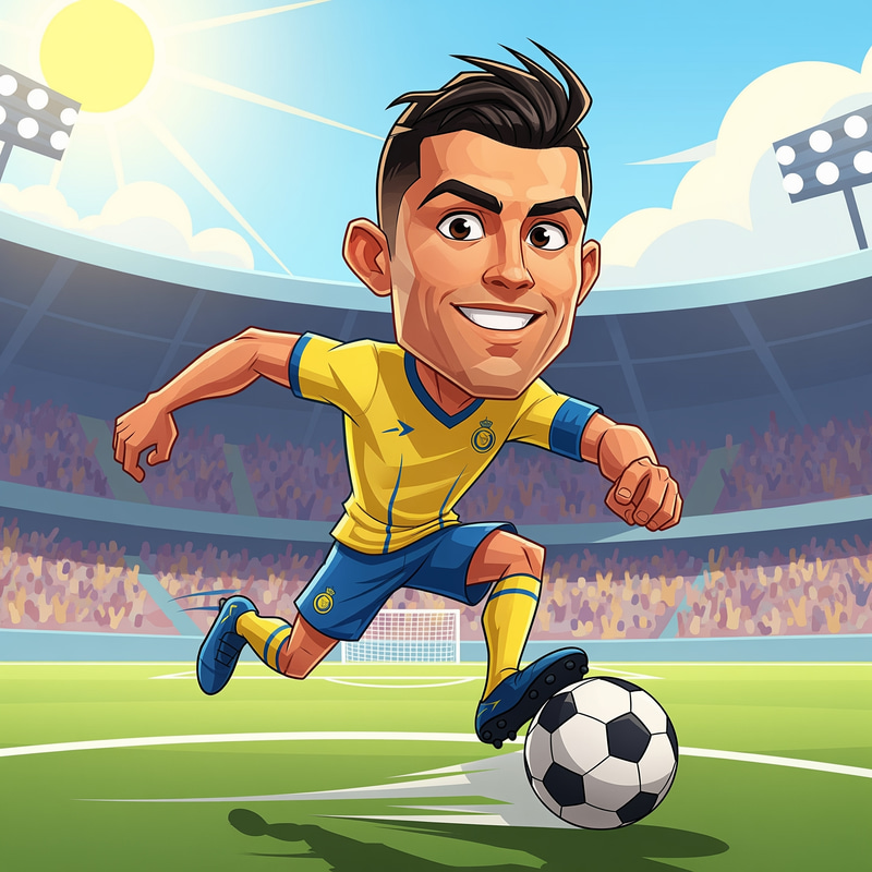 Cristiano Ronaldo Cartoon - Fun Art & Illustrations Cristiano Ronaldo Cartoon - Fun Art & Illustrations