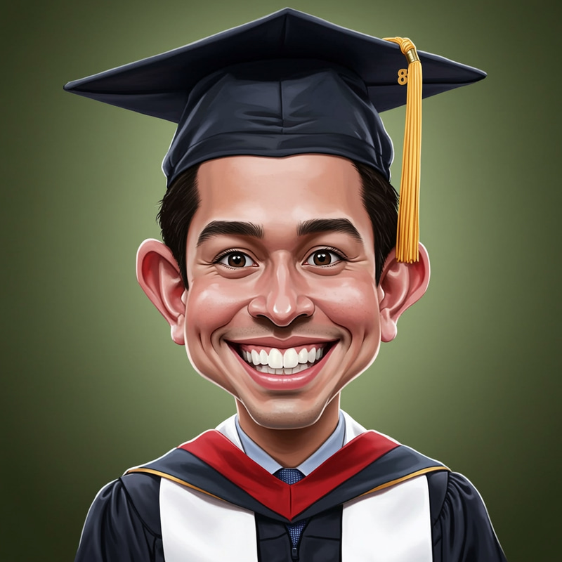 Custom Graduation Caricatures from Your Photo Custom Graduation Caricatures from Your Photo