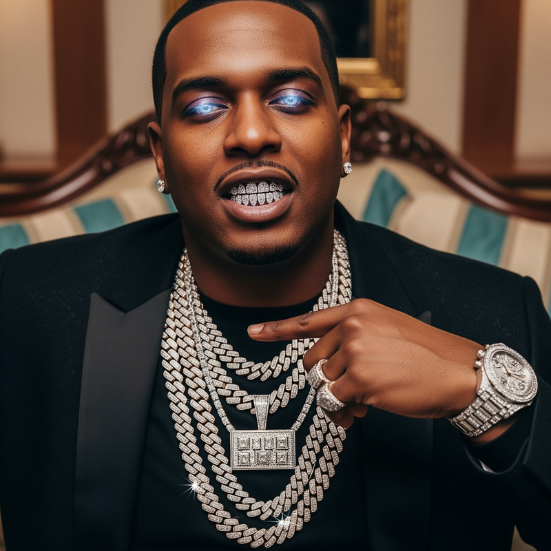 Mr. Money Bags: Icy Blue Diamond Drip Mr. Money Bags: Icy Blue Diamond Drip