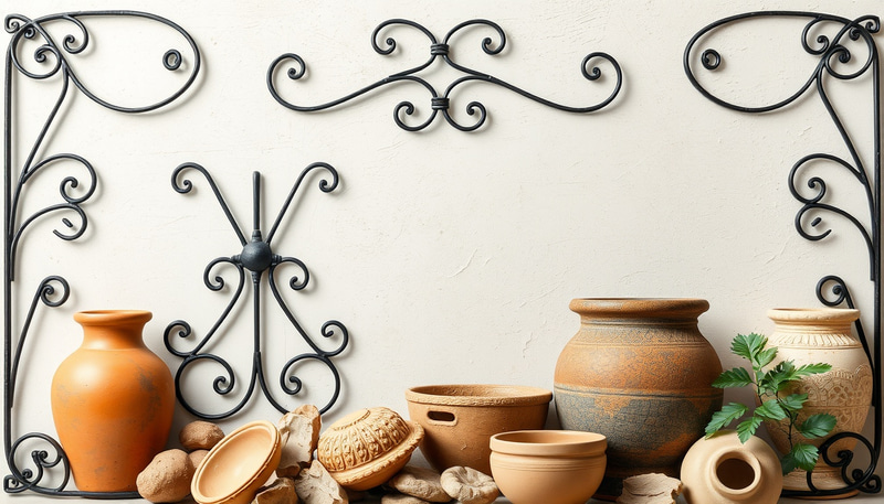 Iron and Clay Design: Strength Meets Earthy Elegance Iron and Clay Design: Strength Meets Earthy Elegance