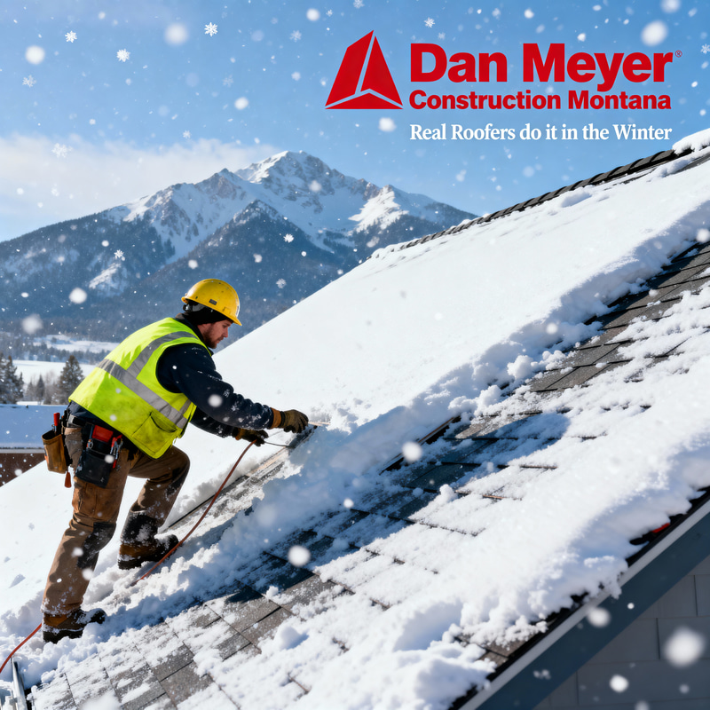 Winter Roofing Services in Montana | Dan Meyer Construction Winter Roofing Services in Montana | Dan Meyer Construction