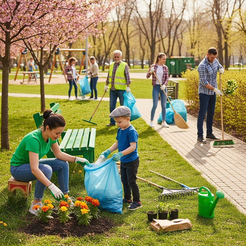 Community Cleanup Day: Volunteers in Action Community Cleanup Day: Volunteers in Action