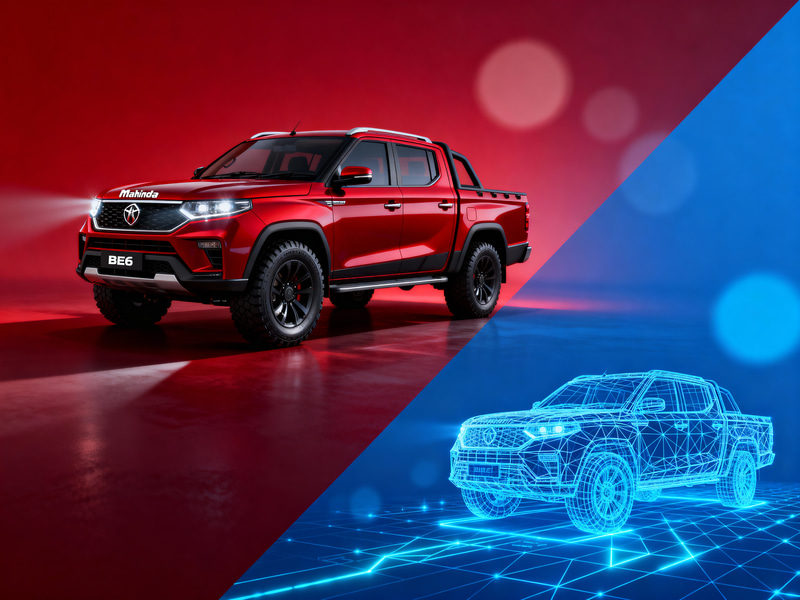 Dynamic Mahindra BE6 Presentation Background Dynamic Mahindra BE6 Presentation Background