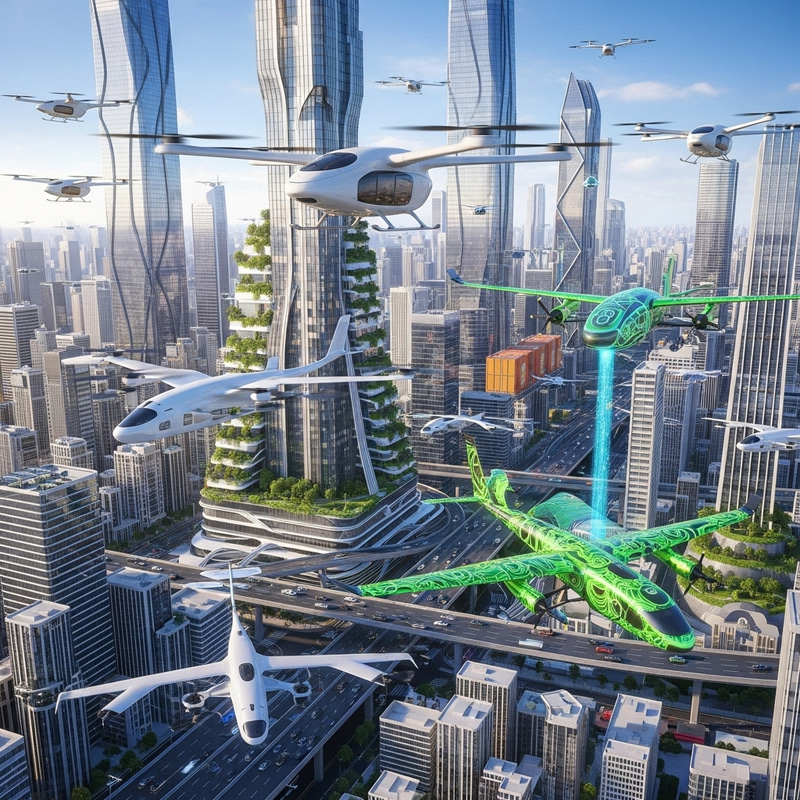 Future City: Flying Cars and Modern Roads Future City: Flying Cars and Modern Roads