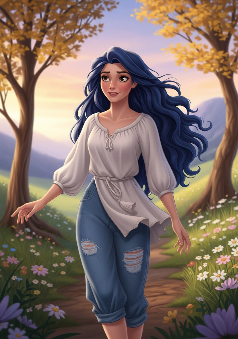 Dreamy Disney Princess with Enchanting Style Dreamy Disney Princess with Enchanting Style