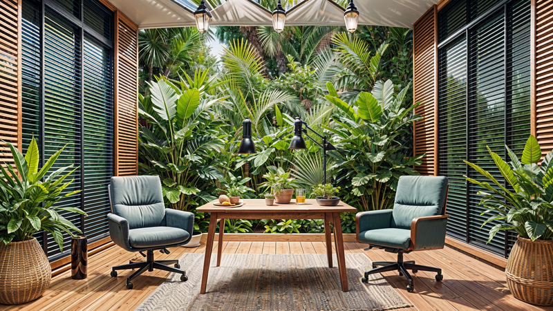 Tropical Podcast Studio Interior Design Ideas Tropical Podcast Studio Interior Design Ideas