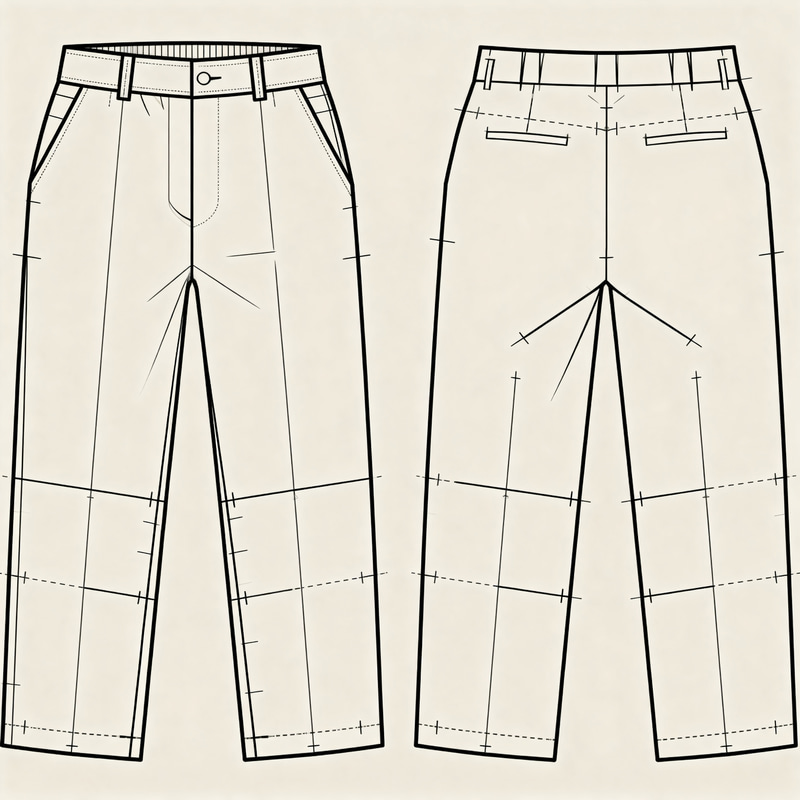 Downloadable Pants Pattern for Beginners Downloadable Pants Pattern for Beginners