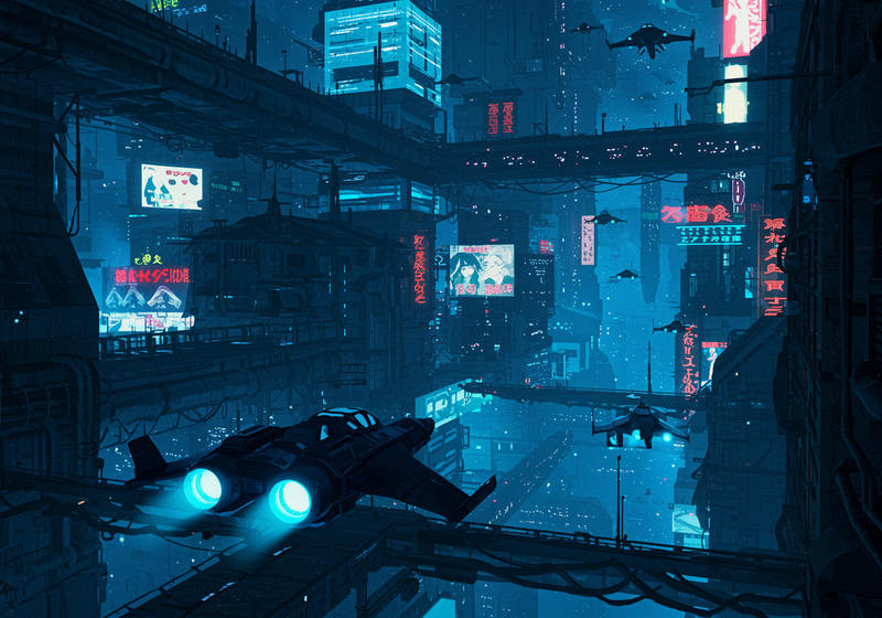 Cowboy Bebop Inspired Space City Cowboy Bebop Inspired Space City