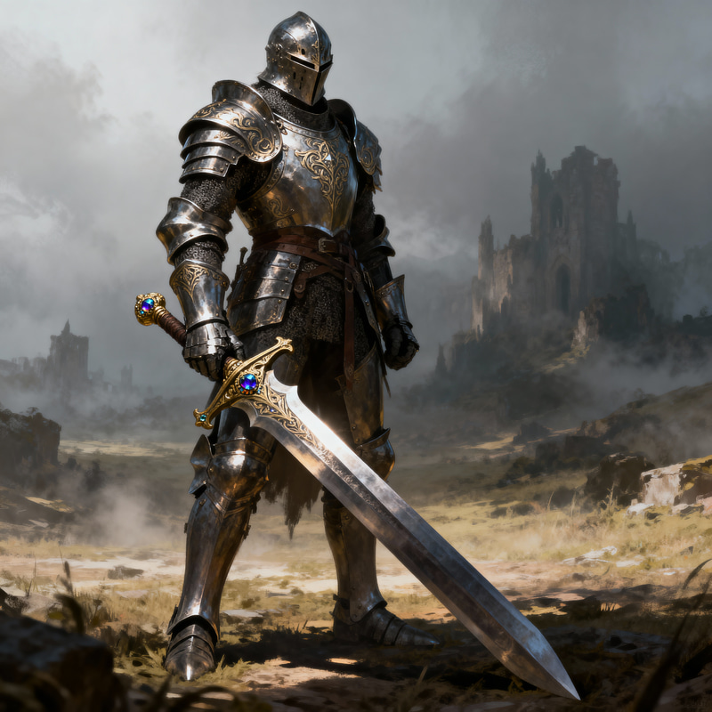 Knight with a Huge Sword | Epic Battle Gear Knight with a Huge Sword | Epic Battle Gear