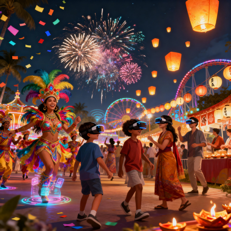 Immersive AR/VR Festival Experience at Amusement Park Immersive AR/VR Festival Experience at Amusement Park