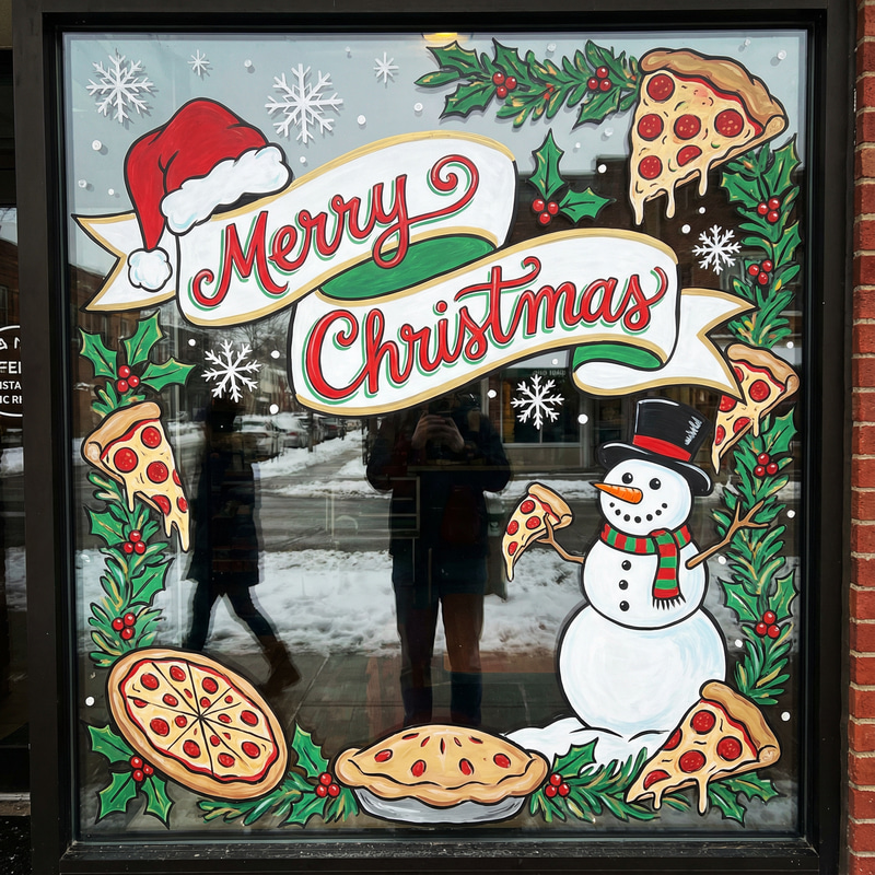 Eye-Catching Christmas Window Painting Ideas Eye-Catching Christmas Window Painting Ideas