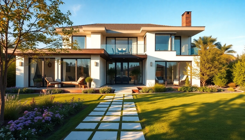 Beautiful Modern House with Lush Garden Beautiful Modern House with Lush Garden