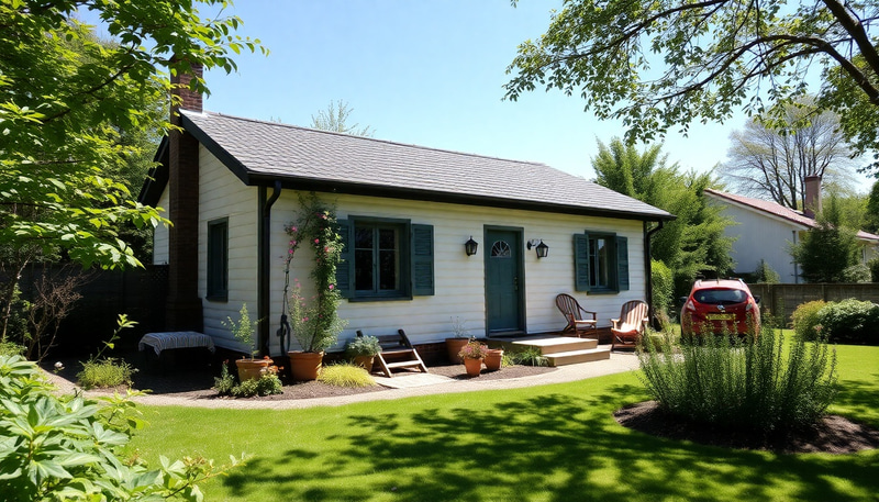 Cozy One-Story House with Garden in Nature Cozy One-Story House with Garden in Nature