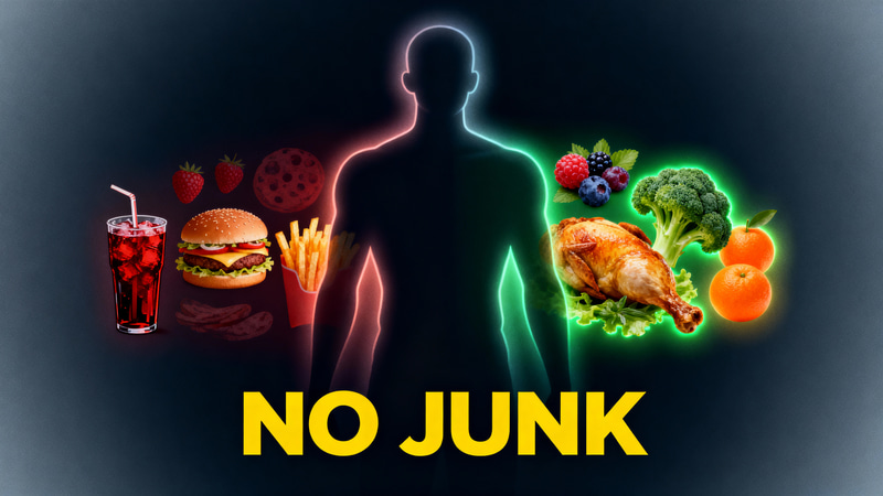 No Junk Food: Choose Healthy Choices No Junk Food: Choose Healthy Choices