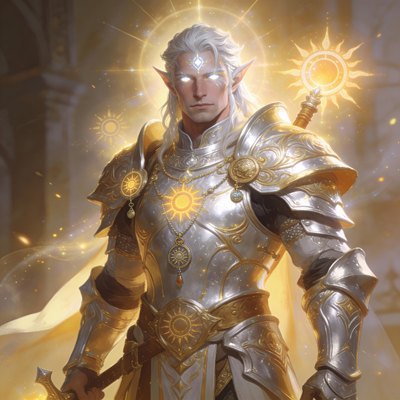 Divine Aasimar Paladin: Champion of Lathander Divine Aasimar Paladin: Champion of Lathander