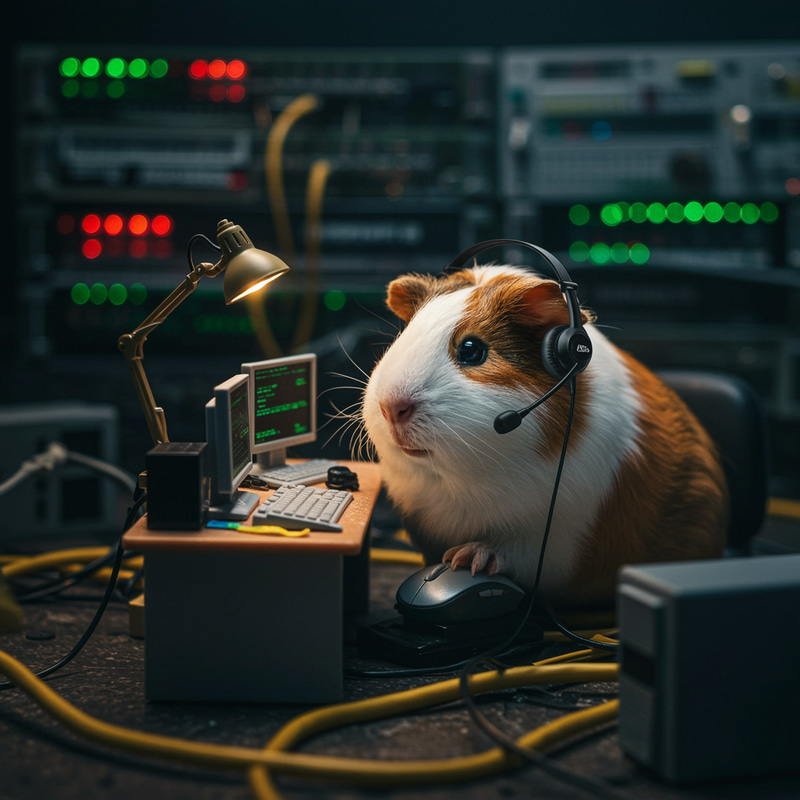 Cuy as an Internet Technician Cuy as an Internet Technician