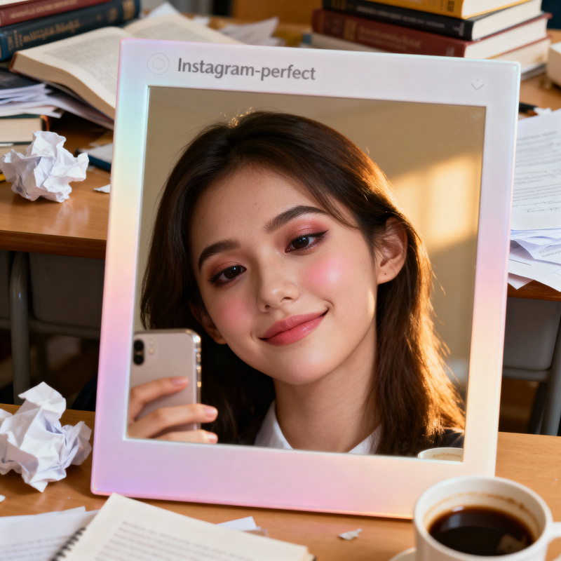 The Duality of Self: Capturing the Instagram Illusion