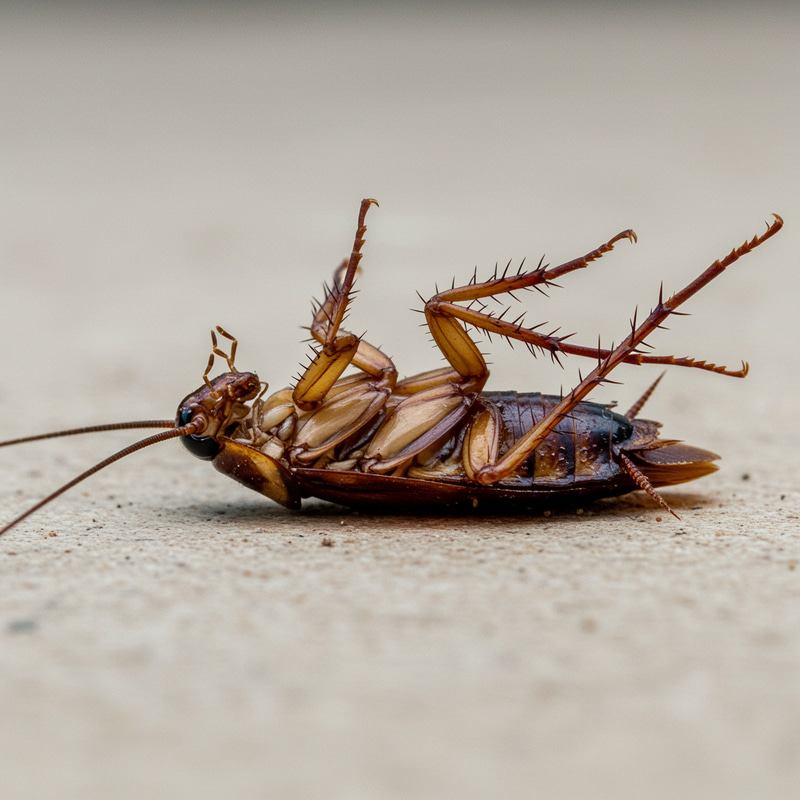 Cockroach Unable to Walk Due to Missing Legs Cockroach Unable to Walk Due to Missing Legs