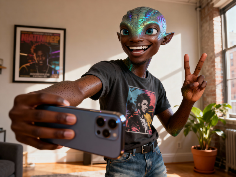 Funny AI Creature Selfie - Hyper Realistic Fun Funny AI Creature Selfie - Hyper Realistic Fun