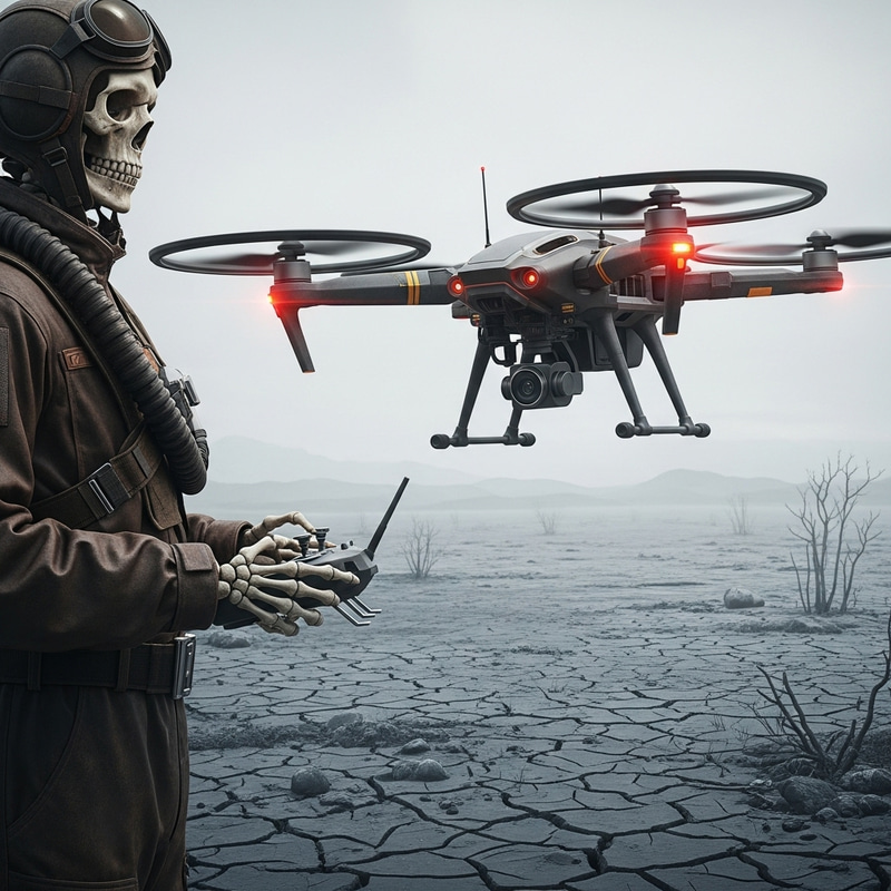 Skeleton Drone Pilot – A Unique Perspective Skeleton Drone Pilot – A Unique Perspective