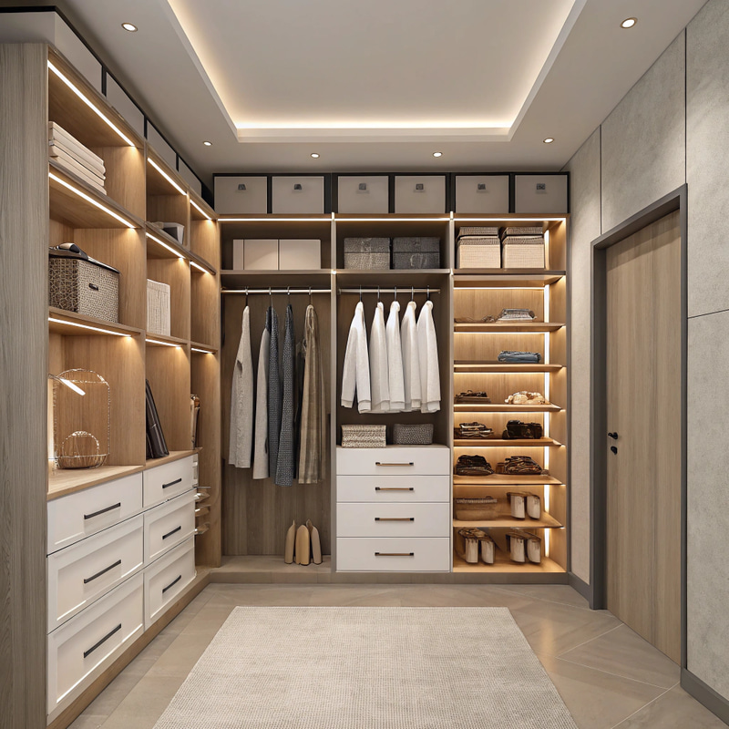 Stylish Bedroom Closet Designs with Ample Shelving Stylish Bedroom Closet Designs with Ample Shelving