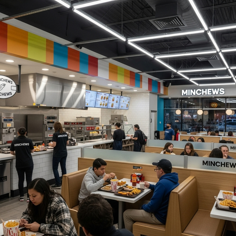 Minchews Fast Food Interior Design Minchews Fast Food Interior Design