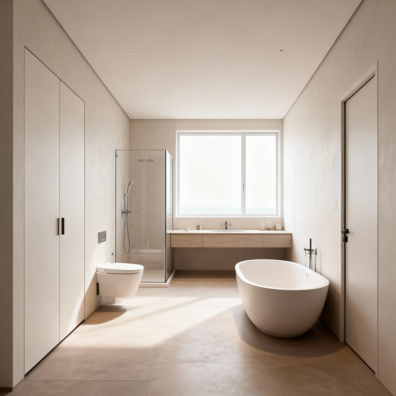 Modern Spa-Like Ensuite Bathroom Design