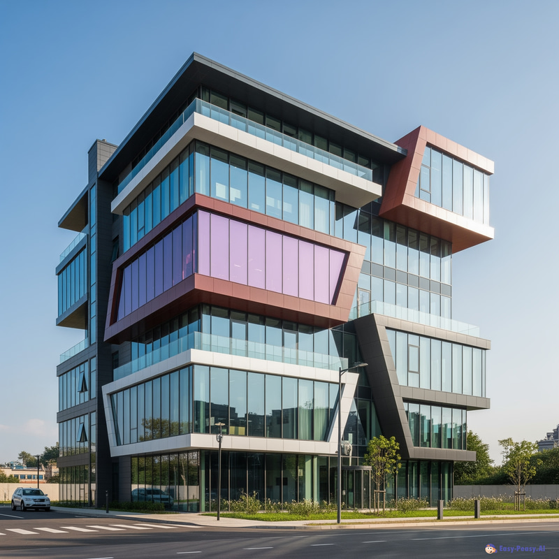 Innovative Five-Floor Company Building Design Innovative Five-Floor Company Building Design