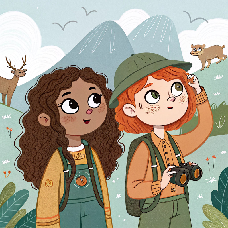 Disney-Inspired Adventurous Girls in Nature Disney-Inspired Adventurous Girls in Nature